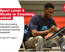 1st4Sport Level 3 Certificate in Basketball goes virtual