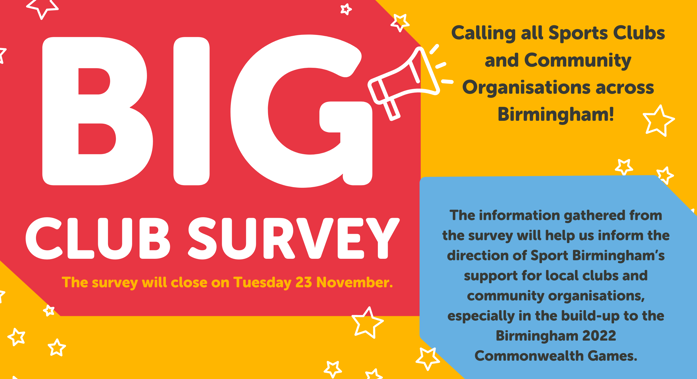 Sport Birmingham launch Big Club Survey