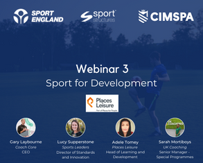 Webinar 3: Sport for Development