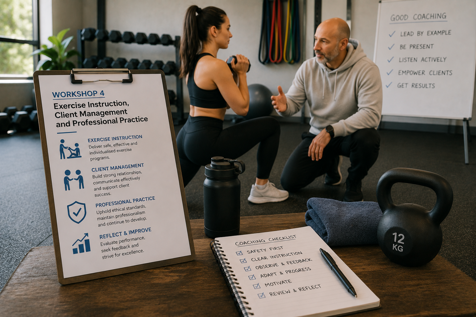 Personal training and business workshop
